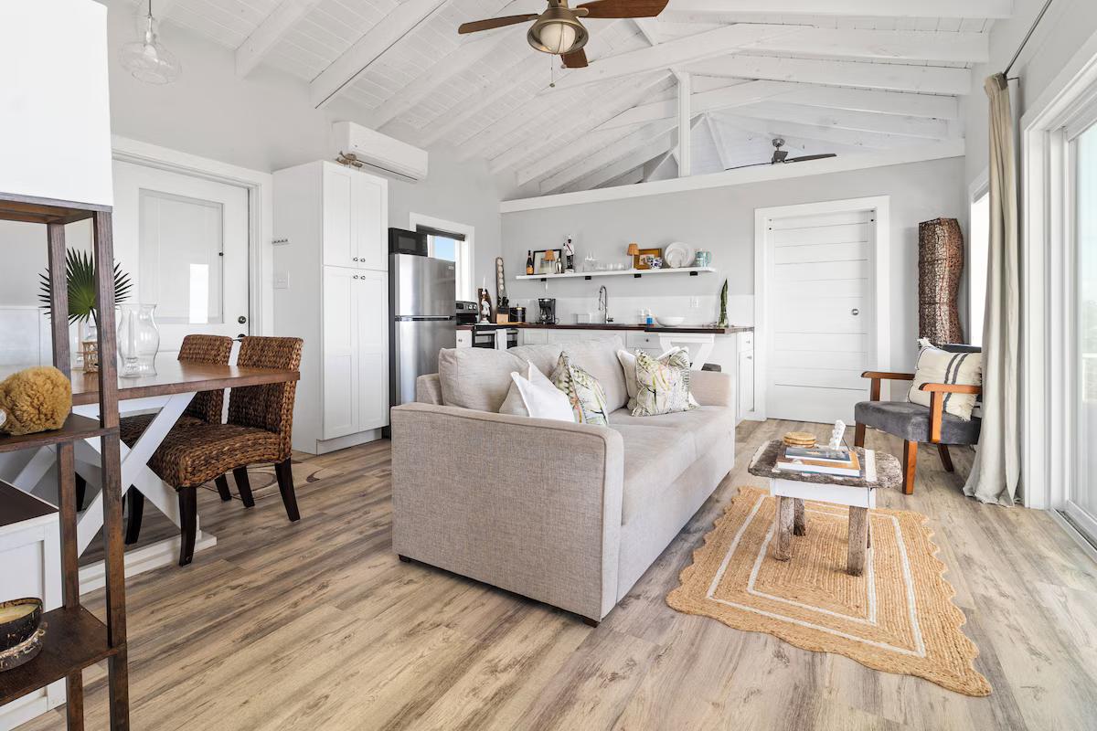 Living Area at Conch Shell Condo