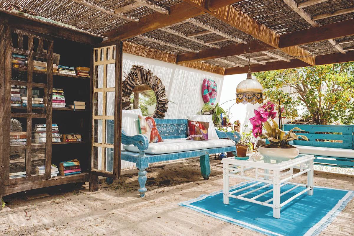 Living Area at French Leave Retreat
